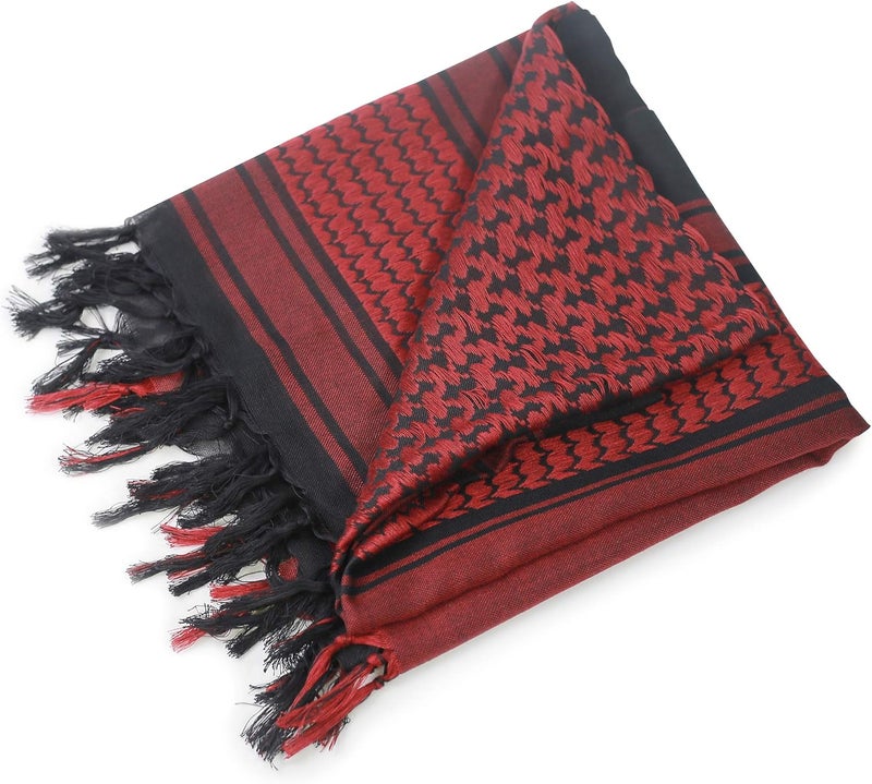 Luxns Store شماخ عسكري تكتيكي صحراوي / وشاح كوفية 100% قطن للرجال والنساء - Image 3
